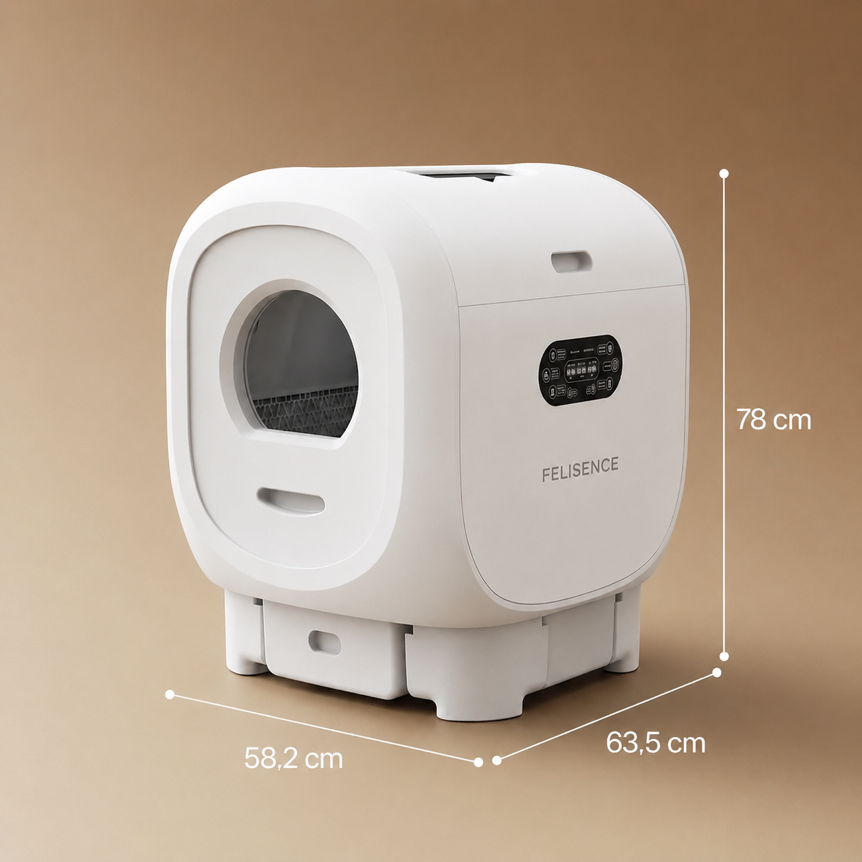 Jupiter Pro - XXL savaime išsivalantis kačių tualetas